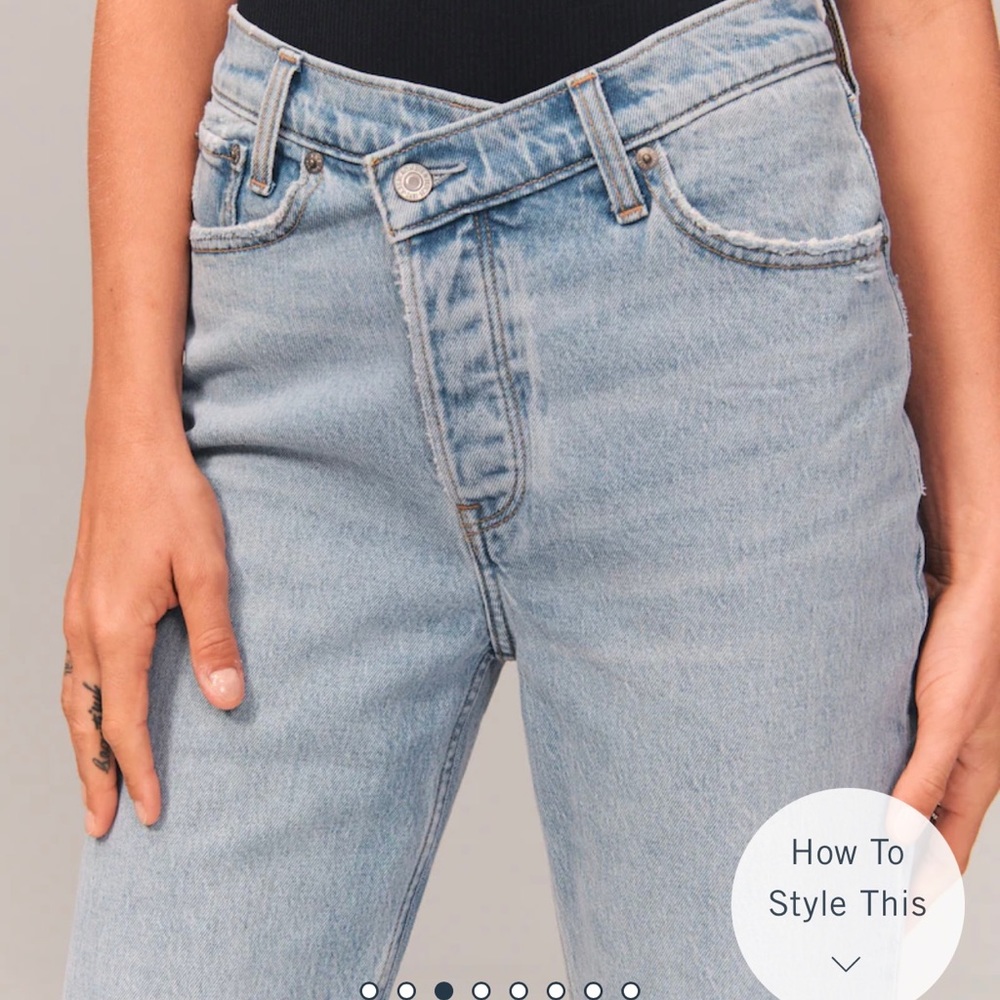 Abercombie Jeans- the dad, high rise.